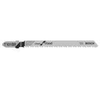 Bosch Professional Hoja para sierra de calar T 101 BR, para madera blanda, corte recto – 5 unidades
