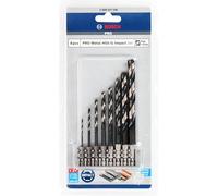 Bosch Professional Set de brocas hexagonales HSS Impact Control para metal - 8 unidades
