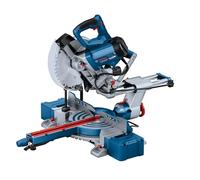 Bosch Professional ingletadora telescópica GCM 305-254 D (corta hasta 90 x 305 mm, incl. 1 disco de sierra, 2 soportes para piezas de trabajo, bolsa para polvo, pinza)