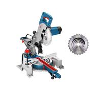 Bosch Professional ingletadora telescópica GCM 80 SJ (1400 W, Ø del disco de sierra: 216 mm, incl. 2 discos de sierra, llave Allen)