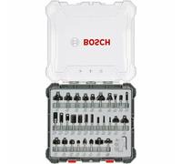 Bosch Professional Juego de 30 fresas mixtas con diámetro de vástago de 6 mm