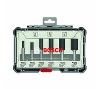 Bosch Professional Juego de 6 fresas rectas Ø12/16/20 mm vástago 6 mm
