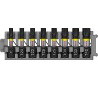 Bosch Professional - Juego de accesorios 8 piezas, puntas Torx Impact Control 25 mm, Cranberry