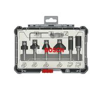 Bosch Professional Juego de brocas para fresadora 6 piezas - Vástago 8 mm