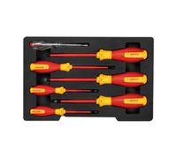 Bosch – Juego de destornilladores VDE SL/PH – 7 piezas (incluye destornillador buscapolo)