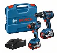 Bosch Kit 2 herramientas percusión GDX 18V-200 + GSB 18V-55 Brushless 2x4.0Ah Gal 18V-40