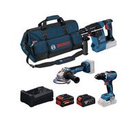Bosch Professional Kit Combinado de 3 Herramientas con Baterías y Cargador