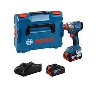 Bosch Professional Llave de impacto inalámbrica 2 en 1 GDX 18V-285 con 2 baterías GBA de 18 V y 4 Ah