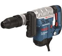 Bosch Professional martillo demoledor GSH 5 (SDS max., energía de impacto de 7,5 J, potencia 1100 W, incl. cincel puntiagudo, maletín)