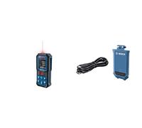 Bosch Professional Medidor Láser GLM 50-22 + Bosch Professional GLM Batería LI-Ion, Azul, Batería Recargable 3.7 V