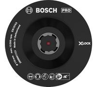 Bosch Professional - Plato de soporte (con autoadhesivo, X-LOCK, Ø115 mm), Negro