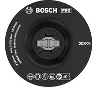 Bosch Professional – Plato de soporte suave X-LOCK, Ø125 mm – Negro