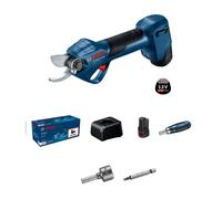 Bosch Professional Podadora inalámbrica GGP 12V-25 con 2 baterías de 3,0 Ah y cargador