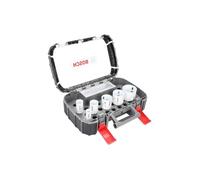Bosch Professional Progressor for Wood and Metal Set de 9 unidades de sierras de corona (para electricistas, accesorios para taladro)