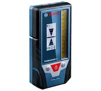 Bosch Professional Receptor de láser LR 7 – para láser rojo/verde, alcance 5–50 m, 2x AAA, estuche