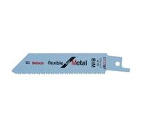 Bosch Professional S 522 BF Flexible for Metal Hojas de Sierra Sable, Accesorios para Metal, 100 x 19 x 0.9 mm, Set de 5