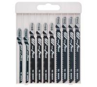 Bosch professional set con 10 hojas de sierra de calar basic for wood