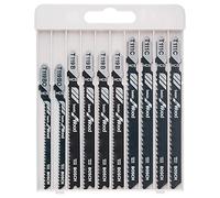Bosch Professional Set de 10 hojas de sierra de calar Basic for Wood para madera