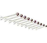 Bosch Professional – Set de 10 llaves de carraca, tamaños 8, 10, 12, 13, 14, 15, 16, 17, 18 y 19 mm