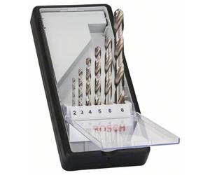 Bosch professional set de 6 brocas para metal hss-g (Ø 2-8 mm, robust