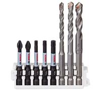Bosch Professional Set De 8 Puntas De Atornillar Impact Control Y Brocas Para Azulejos (Pick And Click, Accesorio Para Taladro De Impacto, Taladro Atornillador Sin Cable)