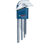 Bosch Professional Juego de 9 llaves acodadas Hex (1,5-10,0 mm)