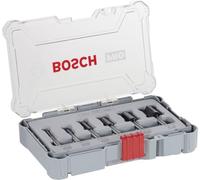 Bosch Professional Set de Brocas Fresadoras Rectas de 6 Piezas (para madera, vástago de Ø 6 mm, Accesorios Fresadoras)