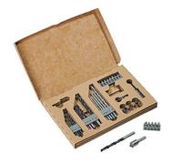 Bosch Professional - Set de brocas/puntas de atornillar de 34 unidades (madera, metal, piedra, accesorios para taladro atornillador)