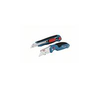 Bosch Professional Set de corte 2 uds. – Navaja plegable y cúter profesional, cuchillas de recambio