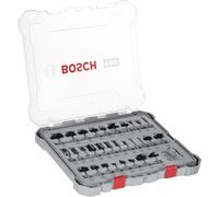 Bosch Professional Set mixto de fresas 30 piezas para madera vástago Ø 6 mm 2607017474