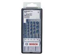 Bosch Professional Set Robust Line con 5 brocas CYL-5 para hormigón y granito (Ø 4-8 mm, accesorios de martillo perforador), Multicolor, Size