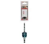 Bosch Professional Sierra de Corona Progressor for Wood and Metal (para Madera y Metal, Ø 37 mm) + 1x Power Change Plus Adaptador (Conexión hexagonal de 3/8", Broca HSS-G Ø 7.15 x 85 mm)