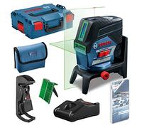 Bosch Professional Sistema 12V Nivel Láser GCL 2-50 CG (1 batería 12V + cargador, láser verde, c/función aplicación, soporte, alcance visible: hasta 20 m, en L-BOXX)