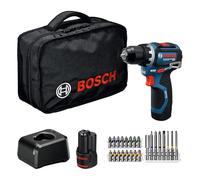 Bosch Taladro atornillador inalámbrico GSR 12V-32 12 V, motor sin escobillas, batería 2,0 Ah