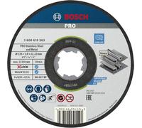 Bosch Professional – Disco de corte Standard for Inox X-Lock 125 mm, 10 unidades, acero inoxidable