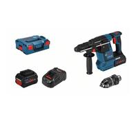Bosch Professional Taladro percutor SDS Plus GBH 18V-26F con 2 Baterías ProCore 5,5Ah y Cargador en L-Boxx 061191000F
