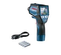 Bosch Termómetro infrarrojo medidor y detector de humedad GIS 1000 C -40°C a 1000°C 4xAA