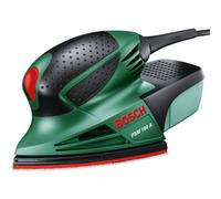 Bosch Multilijadora PSM 100 A – 100 W, maletín de transporte, sistema microfiltro y 3 hojas de lija