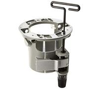 BOSCH RA1165 - Base de enrutador debajo de la mesa con llave hexagonal para encima de la mesa, color plateado