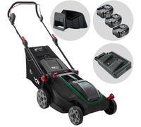 Bosch Rotak18V2-43 - Cortacésped de batería - 3 x 18 V/4 Ah - Ancho de corte 43 cm