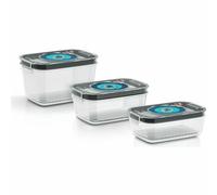 Bosch Set de 3 Cajas de Almacenamiento al Vacío Herméticas Tritan