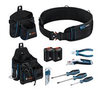 Bosch Set de Cinturón 2x GWT Herramientas Manuales - Juegos de Herramientas para el Hogar