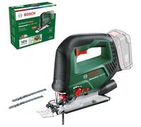 Bosch sierra de calar con batería AdvancedSaw 18V-140 (función de péndulo; motor Brushless; profundidad de corte en madera/acero/alu:140 mm/10 mm/20 mm; 3 hojas; 18V; con batería y cargador de 2,0 Ah)