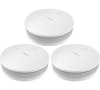 Bosch Smart Home: Detector de humo con indicador de alarma, color blanco, pack de 3 unidades