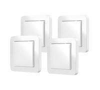 Bosch Smart Home Interruptor de pared para actuadores intelig., inst. compacta en caja de disp., p. control de luz/persianas II, relé o regulador, Juego de 4