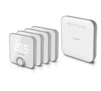 Bosch Smart Home Termostato de Ambiente 230 V II para Sistemas de calefacción por Cable, Juego de 4