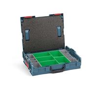 Bosch Sortimo L-Boxx 102 Set de maletines de herramientas • profesional azul sin logotipo • equipado con sistema de organización de cajas interiores D3 y almohadillas para la tapa