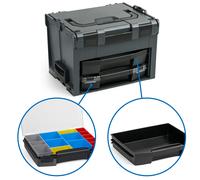 Bosch Sortimo LS-Boxx 306 Antracita Con L-Boxx 72 C3 Y Cajón - Ls 72