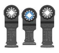 BOSCH Starlock OSL003VP - Juego de 3 cuchillas oscilantes de 1-1/4 pulgadas para aplicaciones mixtas en metal, madera y otros materiales de uso general