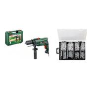 Bosch Taladradora de percusión EasyImpact 600 + Juego de fijación de 173 piezas